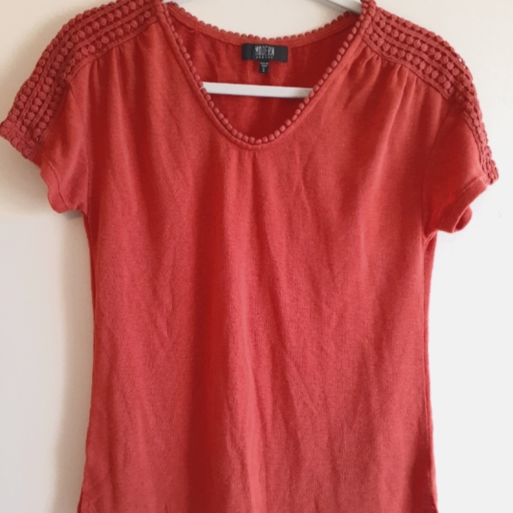 Modern Canvas size SM orange top